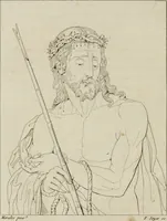 Picture 23 of 92 from Annales du musée et de l'école moderne des beaux-arts : recueil de gravures au trait, d'après les principaux ouvrages de peinture, sculpture, ou projets d'architecture, qui, chaque année, ont remporté le prix, soit aux écoles spéciales, soit aux concours nationaux : les productions des artistes en tous genres, qui, aux différentes expositions, ont été citées avec éloges : les morceaux les plus estimés ou inédits de la galerie de peinture : la suite complète de celle des antiques : édifices anciens et modernes, etc. (1800), leaf 99