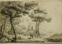 An illustration from Annales du Salon de Gand et de l'école moderne des Pays-Bas : recueil de morceaux choisis parmi les ouvrages de peinture, sculpture, architecture et gravure, esposés au musée en 1820, et d'autres nouvelles productions d l'art : gravés au trait, avec l'explication des sujets et une notice sur les artistes (1823)