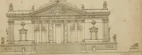 An illustration from Annales du Salon de Gand et de l'école moderne des Pays-Bas : recueil de morceaux choisis parmi les ouvrages de peinture, sculpture, architecture et gravure, esposés au musée en 1820, et d'autres nouvelles productions d l'art : gravés au trait, avec l'explication des sujets et une notice sur les artistes (1823)