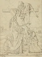 An illustration from Annales du Salon de Gand et de l'école moderne des Pays-Bas : recueil de morceaux choisis parmi les ouvrages de peinture, sculpture, architecture et gravure, esposés au musée en 1820, et d'autres nouvelles productions d l'art : gravés au trait, avec l'explication des sujets et une notice sur les artistes (1823)