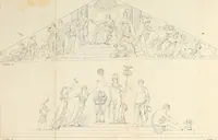 An illustration from Annales du Salon de Gand et de l'école moderne des Pays-Bas : recueil de morceaux choisis parmi les ouvrages de peinture, sculpture, architecture et gravure, esposés au musée en 1820, et d'autres nouvelles productions d l'art : gravés au trait, avec l'explication des sujets et une notice sur les artistes (1823)