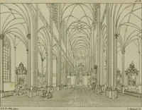 An illustration from Annales du Salon de Gand et de l'école moderne des Pays-Bas : recueil de morceaux choisis parmi les ouvrages de peinture, sculpture, architecture et gravure, esposés au musée en 1820, et d'autres nouvelles productions d l'art : gravés au trait, avec l'explication des sujets et une notice sur les artistes (1823)