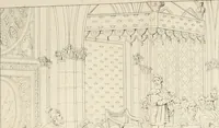 An illustration from Annales du Salon de Gand et de l'école moderne des Pays-Bas : recueil de morceaux choisis parmi les ouvrages de peinture, sculpture, architecture et gravure, esposés au musée en 1820, et d'autres nouvelles productions d l'art : gravés au trait, avec l'explication des sujets et une notice sur les artistes (1823)