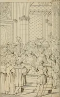 An illustration from Annales du Salon de Gand et de l'école moderne des Pays-Bas : recueil de morceaux choisis parmi les ouvrages de peinture, sculpture, architecture et gravure, esposés au musée en 1820, et d'autres nouvelles productions d l'art : gravés au trait, avec l'explication des sujets et une notice sur les artistes (1823)