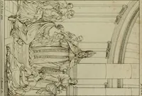 An illustration from Annales du Salon de Gand et de l'école moderne des Pays-Bas : recueil de morceaux choisis parmi les ouvrages de peinture, sculpture, architecture et gravure, esposés au musée en 1820, et d'autres nouvelles productions d l'art : gravés au trait, avec l'explication des sujets et une notice sur les artistes (1823)