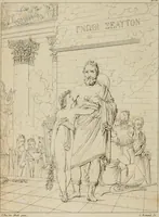 Picture 66 of 99 from Annales du Salon de Gand et de l'école moderne des Pays-Bas : recueil de morceaux choisis parmi les ouvrages de peinture, sculpture, architecture et gravure, esposés au musée en 1820, et d'autres nouvelles productions d l'art : gravés au trait, avec l'explication des sujets et une notice sur les artistes (1823), leaf 261