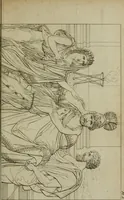 An illustration from Annales du Salon de Gand et de l'école moderne des Pays-Bas : recueil de morceaux choisis parmi les ouvrages de peinture, sculpture, architecture et gravure, esposés au musée en 1820, et d'autres nouvelles productions d l'art : gravés au trait, avec l'explication des sujets et une notice sur les artistes (1823)