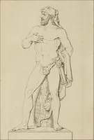 An illustration from Annales du Salon de Gand et de l'école moderne des Pays-Bas : recueil de morceaux choisis parmi les ouvrages de peinture, sculpture, architecture et gravure, esposés au musée en 1820, et d'autres nouvelles productions d l'art : gravés au trait, avec l'explication des sujets et une notice sur les artistes (1823)