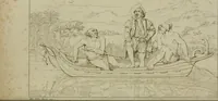 An illustration from Annales du Salon de Gand et de l'école moderne des Pays-Bas : recueil de morceaux choisis parmi les ouvrages de peinture, sculpture, architecture et gravure, esposés au musée en 1820, et d'autres nouvelles productions d l'art : gravés au trait, avec l'explication des sujets et une notice sur les artistes (1823)
