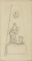 An illustration from Annales du Salon de Gand et de l'école moderne des Pays-Bas : recueil de morceaux choisis parmi les ouvrages de peinture, sculpture, architecture et gravure, esposés au musée en 1820, et d'autres nouvelles productions d l'art : gravés au trait, avec l'explication des sujets et une notice sur les artistes (1823)