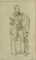 An illustration from Annales du Salon de Gand et de l'école moderne des Pays-Bas : recueil de morceaux choisis parmi les ouvrages de peinture, sculpture, architecture et gravure, esposés au musée en 1820, et d'autres nouvelles productions d l'art : gravés au trait, avec l'explication des sujets et une notice sur les artistes (1823)