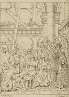 Picture 10 of 99 from Annales du Salon de Gand et de l'école moderne des Pays-Bas : recueil de morceaux choisis parmi les ouvrages de peinture, sculpture, architecture et gravure, esposés au musée en 1820, et d'autres nouvelles productions d l'art : gravés au trait, avec l'explication des sujets et une notice sur les artistes (1823), leaf 57