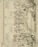 An illustration from Annales du Salon de Gand et de l'école moderne des Pays-Bas : recueil de morceaux choisis parmi les ouvrages de peinture, sculpture, architecture et gravure, esposés au musée en 1820, et d'autres nouvelles productions d l'art : gravés au trait, avec l'explication des sujets et une notice sur les artistes (1823)