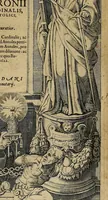 An illustration from Annales ecclesiastici : ex XII. Tomis Cæsaris Baronii S.R.E. presb. cardinalis, bibliothecarii apostolici, in epitomen redacti (1623)