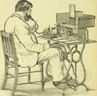 An illustration from Annales télégraphiques .. (1855)