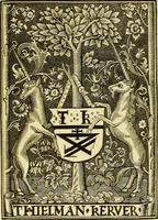 Picture 14 of 16 from Annals of Parisian typography : containing an account of the earliest typographical establishments of Paris; and notices and illustrations of the most remarkable productions of the Parisian Gothic press; compiled principally to shew its general character; and its particular influence upon the early English press (1818), leaf 217