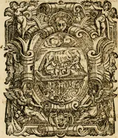 An illustration from Annotazioni, ovvero, Chiose marginali, di Bellisario Bulgarini, l'Aperto, accademico intronato : sopra la prima parte della difesa fatta da m. Iacopo Mazzoni per la Commedia di Dante Alighieri : compilate nell' idioma toscano sanese : aggiontoui il discorso di m. Ridolfo Castrauilla sopra la medesima Commedia, &c. : ed insieme il racconto delle materie più notabili di tutta l'opera (1608)