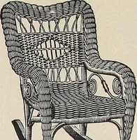 An illustration from Annual catalogue, Reed furniture, season, 1900, Grade "B" (1900)