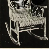 An illustration from Annual catalogue, Reed furniture, season, 1900, Grade "B" (1900)