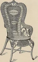 An illustration from Annual catalogue, Reed furniture, season, 1900, Grade "B" (1900)