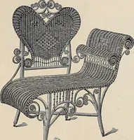 An illustration from Annual catalogue, Reed furniture, season, 1900, Grade "B" (1900)