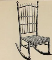 An illustration from Annual catalogue, Reed furniture, season, 1900, Grade "B" (1900)