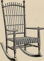 An illustration from Annual catalogue, Reed furniture, season, 1900, Grade "B" (1900)