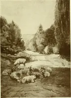 An illustration from Thirty-eighth Annual open exhibition of painting and sculpture; [catalogue], 1910 (1900)