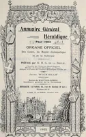 Picture 1 of 947 from Annuare général héraldique (1903), leaf 6