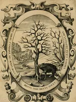 An illustration from Annus secularis Societatis Iesu, adumbratus ex anno temporali a Gymnasio Tricoronato Vbiorum : anno confirmatae Societatis centesimo, salutis humanae MDCXL (1640)