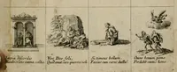 Picture 10 of 101 from Annus symbolicus, emblemmatice, et versu leonino : quemcumq[ue] statum hominum incitans ad animum pie recreandum : humillimè oblatus serenissimo electorali principi Carolo Alberto vtriusq[ue] Bavariae &c. duci. etc. etc. [sic] : accrescenti orbis terrae delicio (1699), leaf 14