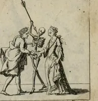 An illustration from Annus symbolicus, emblemmatice, et versu leonino : quemcumq[ue] statum hominum incitans ad animum pie recreandum : humillimè oblatus serenissimo electorali principi Carolo Alberto vtriusq[ue] Bavariae &c. duci. etc. etc. [sic] : accrescenti orbis terrae delicio (1699)