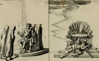 Picture 55 of 101 from Annus symbolicus, emblemmatice, et versu leonino : quemcumq[ue] statum hominum incitans ad animum pie recreandum : humillimè oblatus serenissimo electorali principi Carolo Alberto vtriusq[ue] Bavariae &c. duci. etc. etc. [sic] : accrescenti orbis terrae delicio (1699), leaf 60