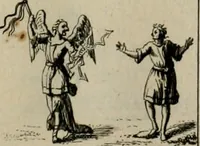 An illustration from Annus symbolicus, emblemmatice, et versu leonino : quemcumq[ue] statum hominum incitans ad animum pie recreandum : humillimè oblatus serenissimo electorali principi Carolo Alberto vtriusq[ue] Bavariae &c. duci. etc. etc. [sic] : accrescenti orbis terrae delicio (1699)