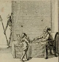 An illustration from Annus symbolicus, emblemmatice, et versu leonino : quemcumq[ue] statum hominum incitans ad animum pie recreandum : humillimè oblatus serenissimo electorali principi Carolo Alberto vtriusq[ue] Bavariae &c. duci. etc. etc. [sic] : accrescenti orbis terrae delicio (1699)