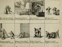An illustration from Annus symbolicus, emblemmatice, et versu leonino : quemcumq[ue] statum hominum incitans ad animum pie recreandum : humillimè oblatus serenissimo electorali principi Carolo Alberto vtriusq[ue] Bavariae &c. duci. etc. etc. [sic] : accrescenti orbis terrae delicio (1699)
