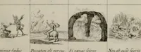 An illustration from Annus symbolicus, emblemmatice, et versu leonino : quemcumq[ue] statum hominum incitans ad animum pie recreandum. Humillimè oblatus serenissimo electorali principi Iosepho Ferdinando vtriusq[ue] Bavariae &c. duci. etc. etc. Accrescenti orbis terrae delicio (1696)