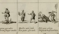 Picture 23 of 87 from Annus symbolicus, emblemmatice, et versu leonino : quemcumq[ue] statum hominum incitans ad animum pie recreandum. Humillimè oblatus serenissimo electorali principi Iosepho Ferdinando vtriusq[ue] Bavariae &c. duci. etc. etc. Accrescenti orbis terrae delicio (1696), leaf 26