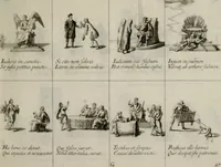 An illustration from Annus symbolicus, emblemmatice, et versu leonino : quemcumq[ue] statum hominum incitans ad animum pie recreandum. Humillimè oblatus serenissimo electorali principi Iosepho Ferdinando vtriusq[ue] Bavariae &c. duci. etc. etc. Accrescenti orbis terrae delicio (1696)