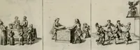 An illustration from Annus symbolicus, emblemmatice, et versu leonino : quemcumq[ue] statum hominum incitans ad animum pie recreandum. Humillimè oblatus serenissimo electorali principi Iosepho Ferdinando vtriusq[ue] Bavariae &c. duci. etc. etc. Accrescenti orbis terrae delicio (1696)