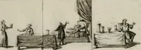 An illustration from Annus symbolicus, emblemmatice, et versu leonino : quemcumq[ue] statum hominum incitans ad animum pie recreandum. Humillimè oblatus serenissimo electorali principi Iosepho Ferdinando vtriusq[ue] Bavariae &c. duci. etc. etc. Accrescenti orbis terrae delicio (1696)