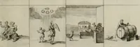 An illustration from Annus symbolicus, emblemmatice, et versu leonino : quemcumq[ue] statum hominum incitans ad animum pie recreandum. Humillimè oblatus serenissimo electorali principi Iosepho Ferdinando vtriusq[ue] Bavariae &c. duci. etc. etc. Accrescenti orbis terrae delicio (1696)