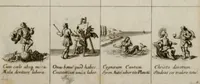 An illustration from Annus symbolicus, emblemmatice, et versu leonino : quemcumq[ue] statum hominum incitans ad animum pie recreandum. Humillimè oblatus serenissimo electorali principi Iosepho Ferdinando vtriusq[ue] Bavariae &c. duci. etc. etc. Accrescenti orbis terrae delicio (1696)