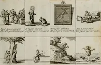 An illustration from Annus symbolicus, emblemmatice, et versu leonino : quemcumq[ue] statum hominum incitans ad animum pie recreandum. Humillimè oblatus serenissimo electorali principi Iosepho Ferdinando vtriusq[ue] Bavariae &c. duci. etc. etc. Accrescenti orbis terrae delicio (1696)