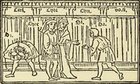 An illustration from Der anonyme Meister des Poliphilo; eine Studie zur italienischen Buchillustration und zur Antike in der Kunst des Quattrocento (1904)