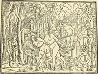 An illustration from Der anonyme Meister des Poliphilo; eine Studie zur italienischen Buchillustration und zur Antike in der Kunst des Quattrocento (1904)