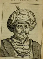 An illustration from Anselmus Solerius cemeliensis De pileo : caeterisque capitis tegminibus tam sacris, quàm profanis (1672)
