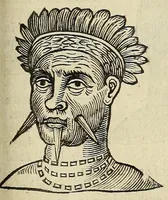 An illustration from Anthropometamorphosis: man transform'd: or, The artificiall changling, historically presented, in the mad and cruel gallantry, foolish bravery, ridiculous beauty, filthy finenesse, and loathsome loveliness of most nations, fashioning and altering their bodies from the mould intended by nature; with figures of those transformations. To which artificial and affected deformations are added, all the native and national monstrosities that have appeared to disfigure the humane fabrick. With a vindication of the regular beauty and honesty of nature (1653)