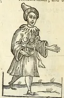 Picture 52 of 64 from Anthropometamorphosis: man transform'd: or, The artificiall changling, historically presented, in the mad and cruel gallantry, foolish bravery, ridiculous beauty, filthy finenesse, and loathsome loveliness of most nations, fashioning and altering their bodies from the mould intended by nature; with figures of those transformations. To which artificial and affected deformations are added, all the native and national monstrosities that have appeared to disfigure the humane fabrick. With a vindication of the regular beauty and honesty of nature (1653), leaf 478