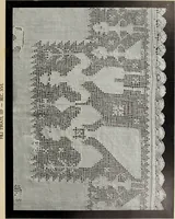 An illustration from Antiche trine italiane : trine ad ago (1908)